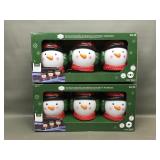 16in Singing Snowman Pathway Markers Pack Of 2