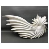 Large Polyresin Nautilus Shell Vase