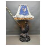 Farmhouse Style Rooster Accent Lamp