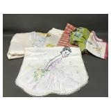 Embroidered Tablecloth Doilies & More!