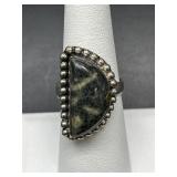 Sterling Silver Ring With Stone