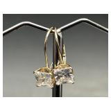 10k Gold And Diamond Earrings