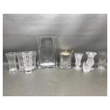 Libbey Cordial Glasses, Crystal Vase & More!