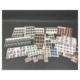 Vtg Christmas/ Holiday Us Postage Stamps