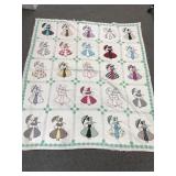 Almost Antique Vintage Lovely Lady Quilt