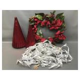 Red Glass Light Up Christmas Tree Decor & More!