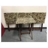 Folding Tables Set Of 4..