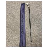 Wyatt Earp Metal Gun Walking Stick Novelty Item