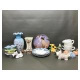Cute Ceramic Figurines, Milk Glasses & More!