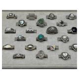 Sterling Silver Ring Collection
