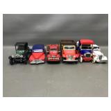 Retro Diecast Cars Including Shell, American Oil