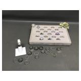 Vintage To Modern Silver Tone Costume Rings