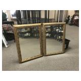 Large Vintage Gilt Framed Mirrors