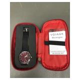 New Voiage Montagne Red Dial W Canvas Band