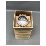 New Bewell Handcrafted Wooden Watch In Box