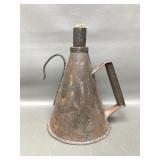 Antique Railroad Oil Can Lamp