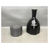 Vtg Pewter Trinket Container & More!