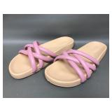 J. Crew Leather Padded Strap Sandals