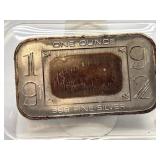 1oz .999 Silver Bar