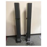 Vtg Bang & Olufsen Beolab Penta Tower Speakers