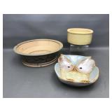 Vtg Kitty Stoneware Bowl & More!