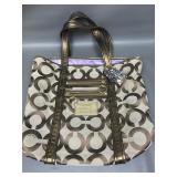 Coach Poppy Op Art Glam Tote Bag W Confetti Tag