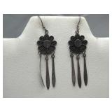 Sterling Silver Art Deco Earrings