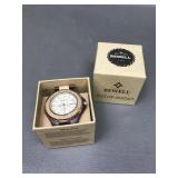 Bewell Mixed Wood Quartz Watch In Box