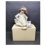 Vtg Tiffanys Tea Party Porcelain Doll In Box