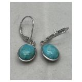 Sterling Silver & Turquoise Earrings