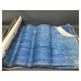 Vtg Techincal Blueprint For Dl&wrr 1953