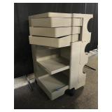 Vtg Joe Colombo Boby Trolley Storage Unit Wheels