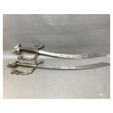 Vintage Oriental Themed Practice Swords
