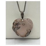 Sterling Silver & Stone Necklace