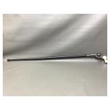 Jesse James Metal Gun Novelty Walking Stick