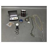 Art Deco Lotus Lighter, Steel Penny, Air Force