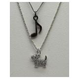 Sterling Silver Charm Necklaces