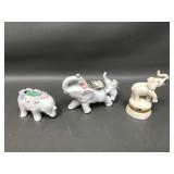 Vtg Ardalt Lenwile Porcelain Elephant Pin....