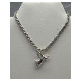 Sterling Silver Angel Charm Bracelet