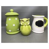 Lime Green Treat Jar, Chalkboard Pitcher & More!