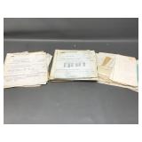 Vtg Audit Docs New Jersey&new York Railroad