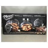 Mason Craft & More Tilted Glass Storage Jars