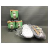 Womens Slides & Led Solar Lanterns