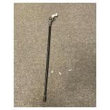 Wyatt Earp Metal Gun Novelty Walking Stick