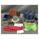 Cowrie Shell Choker, Scarves, Mini Journals & More