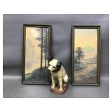 Collectible Vtg Statue Nipper, Rca Dog & More!