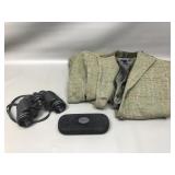 Vtg Tasco Binoculars, Chap's Jacket & More!