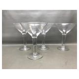Giant Martini Glasses, Set Of Four
