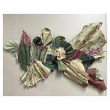 Post Modern Paper Mache Wall Art Piece