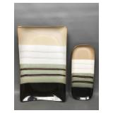 Home Trends Jazz Stoneware Platter & Tray